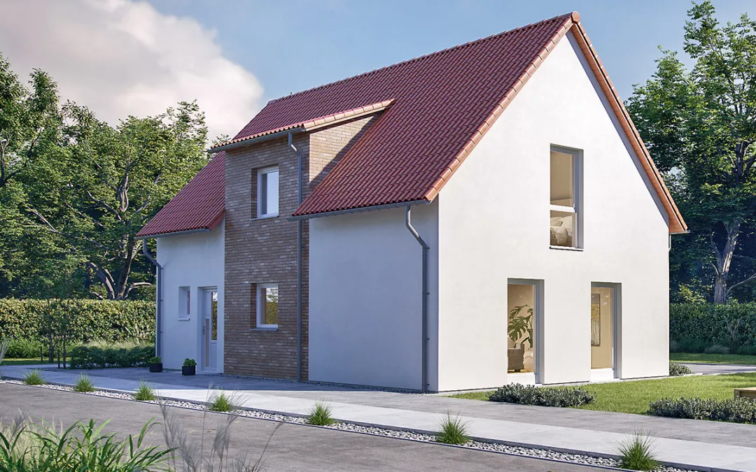 Vielfältige Fassadengestaltung